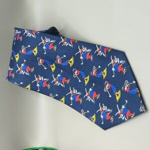 Goofy Golfing Neck Tie Disney Mickey Unlimited